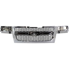 Grille For 2004-2012 Chevrolet Colorado Chrome Plastic picture