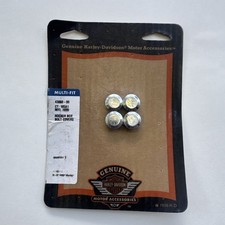 Genuine Harley Davidson 43868-99 Chrome Rocker Box Bolt Covers Twin Cam 99-17 picture