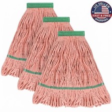 Commercial Wet Mop Head Replacement, Cotton Heavy-Duty Loop-end Easy Wring Mop picture