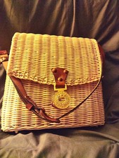 Vintage Lesco Lona Purse with Bengal Light Infantry Replica Medallion Clasp picture