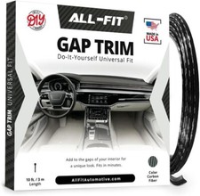 All-Fit Gap Trim Interior Custom Automotive Trim | Universal Fit- (Carbon Fiber) picture