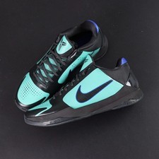 Zoom Kobe 5 Tiffany Men's Basketball Shoes Green IH0274-300 Black Protro Low Top picture