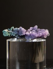 Natural Purple Green Grape Agate 2.25