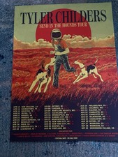Authentic Tyler Childers 2023 Send in the Hounds Tour Poster #2266/3000 picture