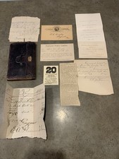 Antique 1890 The American Diary Provenance Through Included Receipts, Etc. picture