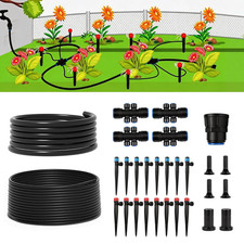 100FT Drip Irrigation System Kit, Quick Connect Garden Watering System, Easy picture