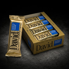 David Protein Bar Chocolate Chip Cookie Dough 28g Protein 0g Sugar 12 Pack picture