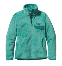 PATAGONIA Women's Re-Tool Snap-T Pullover Aqua Stone Beryl Green X-Dye Size S picture