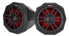 2 Memphis Audio TLN65FE PlugnPlay Speakers+Pod Enclosures For Honda Talon 2019+ picture