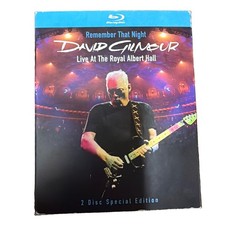 DAVID GILMOUR Remember That Night: Live at the Royal Albert Hall Blu-ray, 2 Disc picture