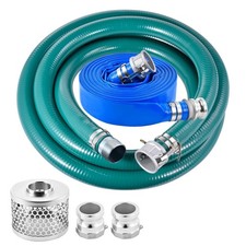 Suction Hose Kit for Water Pump 2 in x 20 ft Green/65 ft Blue Hoses picture