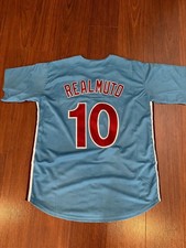 JT Realmuto Philadelphia Phillies #10 Powder Blue Jersey Adult All Sizes NWT picture