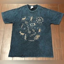Vintage Hanes Graphic Tee California - Dark Blue Single Stitch T-shirt picture