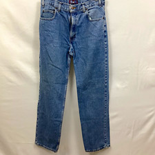 Arizona Jean Co. Men's Blue Medium Wash Denim Jeans Relaxed Fit Straight Mid picture