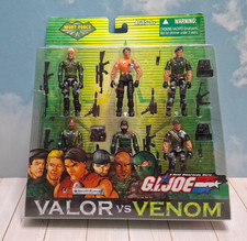 2003 Hasbro GI Joe Valor vs Venom Night Force 6 Pack Figure Set New RARE Sealed picture
