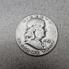 1951-D Franklin Half Dollar 90% Silver  picture