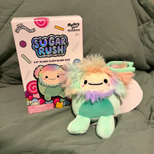 Squishmallows IRA Bigfoot 3.5” Sugar Rush Mystery Clip House NYC Exclusive NWT picture