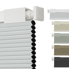 No Drill No Tools Blackout Cellular Shades Cordless Blinds for Windows Honeycomb picture