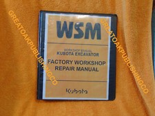 KUBOTA KX060-5 EXCAVATOR Workshop Service Repair Manual & Part OP book  picture