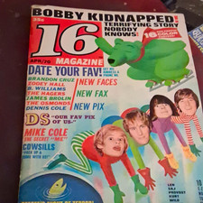16 Magazine April 1970 Illustrated Celebrity Issue w/ Brandon Cruz, James Brolin picture