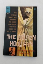 THE GOLDEN HOOLIGAN 1961 1st Print Thomas Dewey Vintage Dell mystery Paperback picture