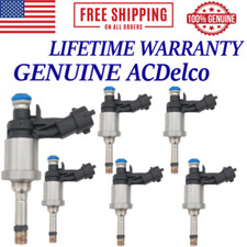 NEW X6 OEM ACDelco Fuel Injectors 2009, 2010, 2011 GMC Acadia 3.6L V6 #12638530 picture