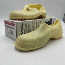 Tingley Overshoes Small Yellow Size 6-8 Plain Toe PVC Pull On 35113 picture
