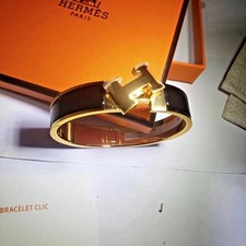 Hermes bracelt black and gold no box picture