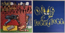 SNOOP DOGG Doggystyle 12x12 record store promo poster flat 2sided 1993 DEATH ROW picture
