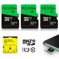 3PCS KEXIN 32GB Micro SD Card SDXC Class 10 Flash Memory Card Storage TF Card picture