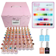 Hema-Free Gel Nail Polish Set, Tpo-Free 72Pcs 12ML High Shine Top Coat Base Buil picture