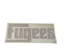 Vintage NOS 10.5x5.5” Red Sticker Decal Fugees Rap Hip Hop Music Decal NEW picture