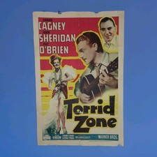 Torrid Zone 1940 Movie Poster 27x41,  James Cagney, Fair, See Photographers  picture