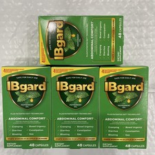 Lot Of 4 IBgard for Irritable Bowel Syndrome 48 Capsules X4 = 192 Caps Ex 2028 picture