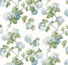 Thibaut/Anna French Curtain Fabric 'SUSSEX HYDRANGEA' 6.5 METRES  BLUE/GREEN picture