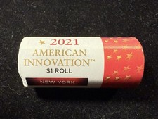 2021 D American Innovation New York $25 US Mint Roll in 'Beautiful' Condition picture