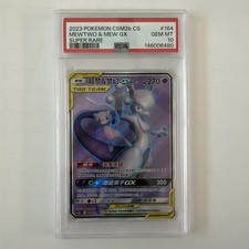 2023 Pokemon (CH) Shining Synergy Mewtwo & Mew GX Super Rare #164/150 PSA 10 picture