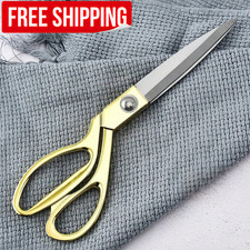 Heavy Duty Fabric Scissors Stainless Steel Tailor Sewing Shears Quilting Craft picture