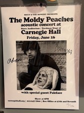 Moldy Peaches Carnegie Hall NY signed Limited #10/100 picture