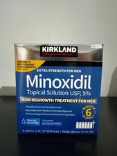 Kirkland Minoxidil 5% Extra Strength Men 6 Month Supply Hair Regrowth EXP_28 picture