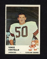 1961 Fleer VINCE COSTELLO Cleveland Browns #16 NEAR MINT Condition picture