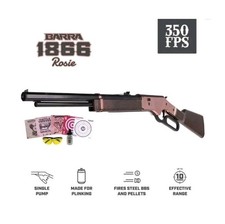 Barra Lever Action Rosie Kit .177 Cal BB Air Rifle, 1000 BB, CrackShot Targets picture
