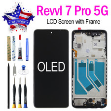 OEM OLED LCD Display Touch Screen Digitizer Frame For T-Mobile Revvl 7 Pro 5G US picture