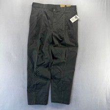 Vintage Bill Blass Pants Mens 38x30 Green Baggy Pleated Trousers Deadstock 90s picture