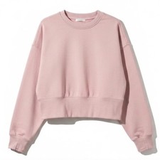 Athleta Retroterry Smoked Mauve light pink wide hem dolman sweatshirt small picture