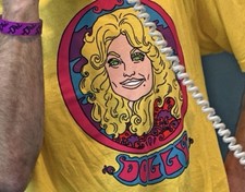 Strangelove Skateboards Lola Clique Todd Bratrud Dolly Parton Tshirt 2XL picture