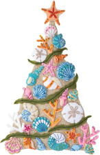 Felt Applique Wall Hanging Kit, Coastal Christmas, Perfect for DIY Arts and Craf picture