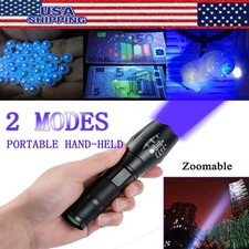 UV Flashlight Black Light Super Bright 120000lm Torch Ultra Violet Lamp LED picture