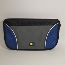 Case Logic 48 CD/ DVD Disc Binder with Zipper - Blue Black Gray - Soft Nylon picture