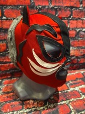 ORIGINAL 1990's EL FELINO Professional Grade CMLL Lucha Libre Mask - MEXICO picture